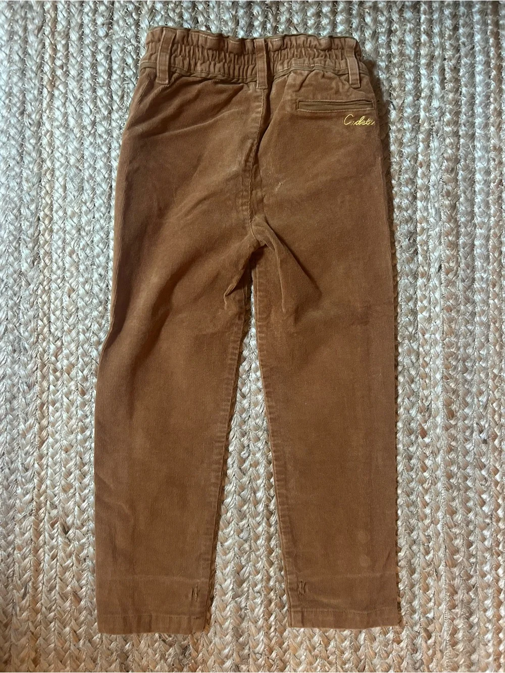 Cadets corduroy pant, size 4/5